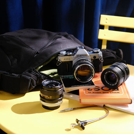 Canon AE-1 & Accessories | Film Camera Bundle (B)