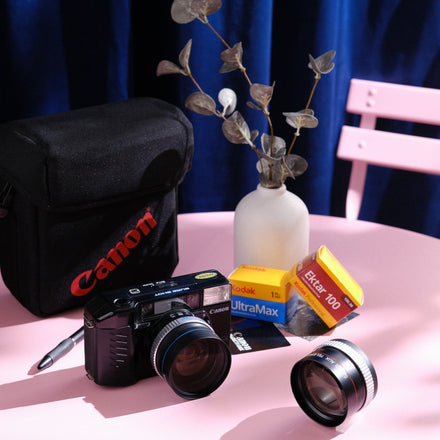 Canon AF35M & Accessories | Film Camera Bundle