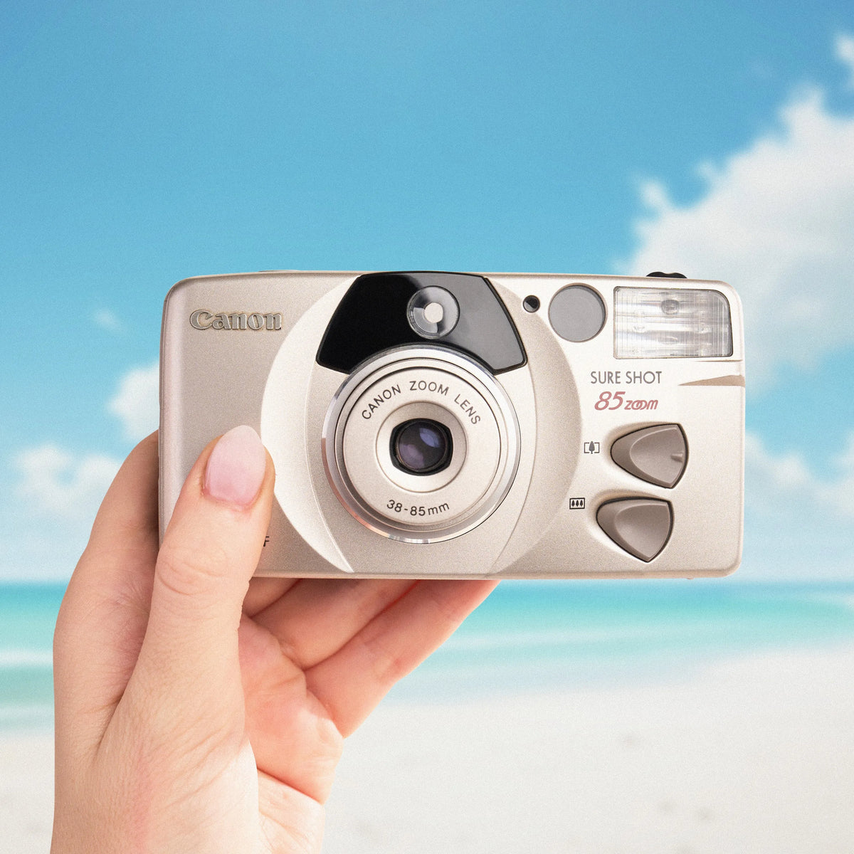 Canon Sure Shot 85 Zoom front view