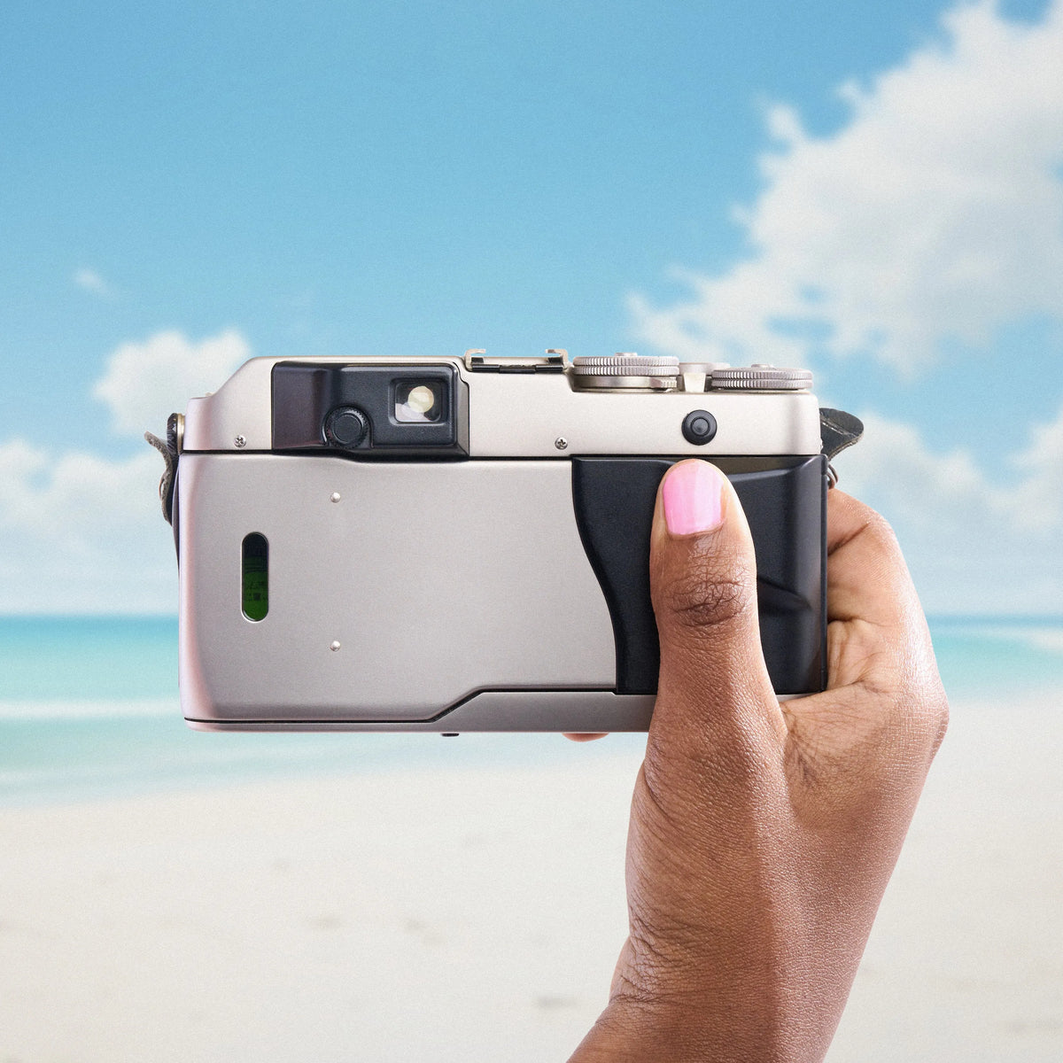 Contax G1 Rangefinder Film Camera back view