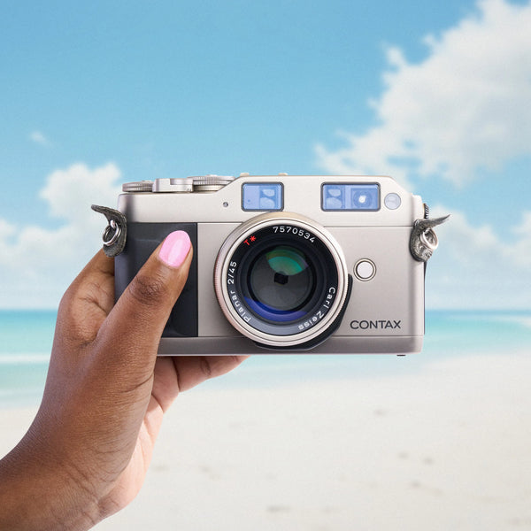 Contax G1 Rangefinder Film Camera front view