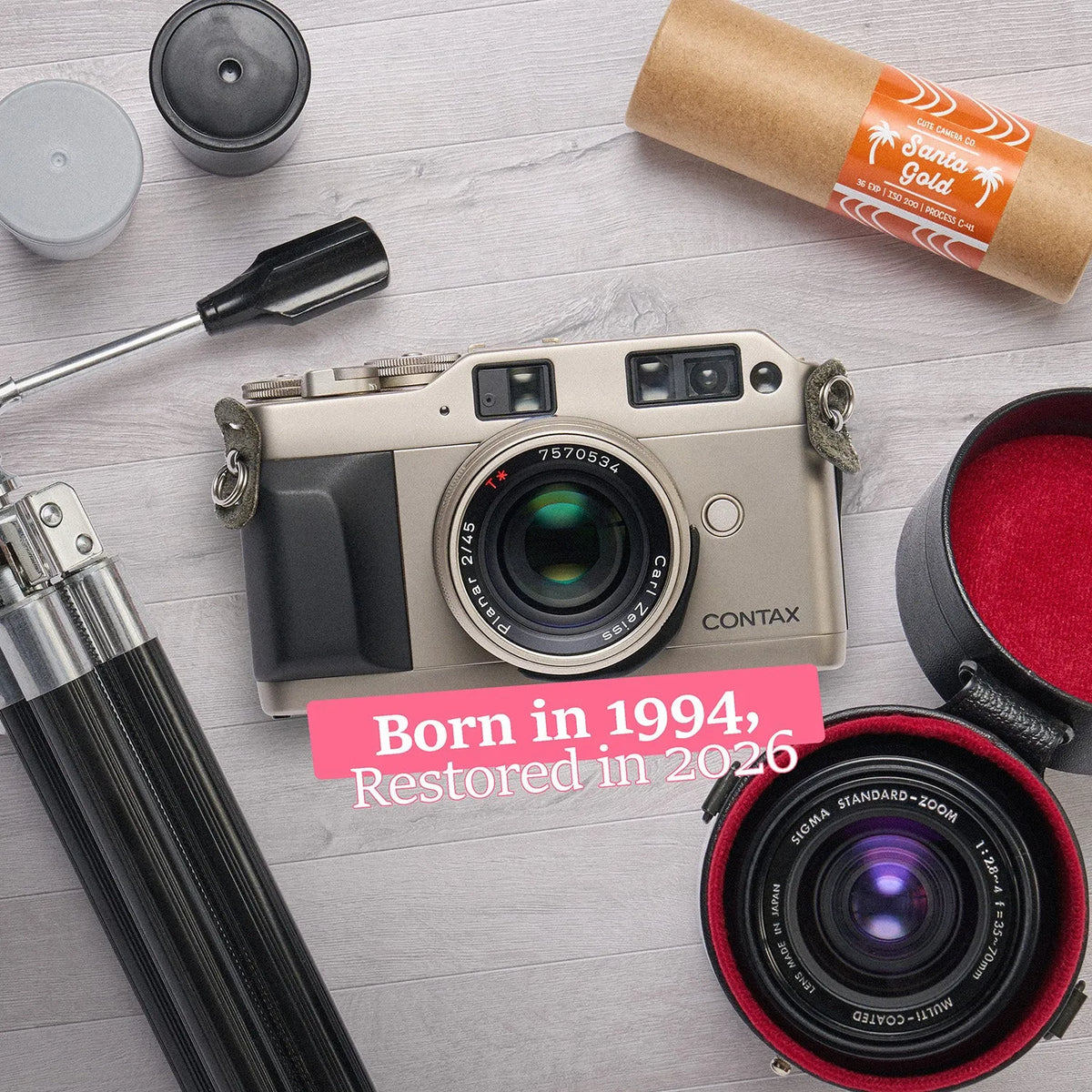 restored Contax G1 Rangefinder Film Camera