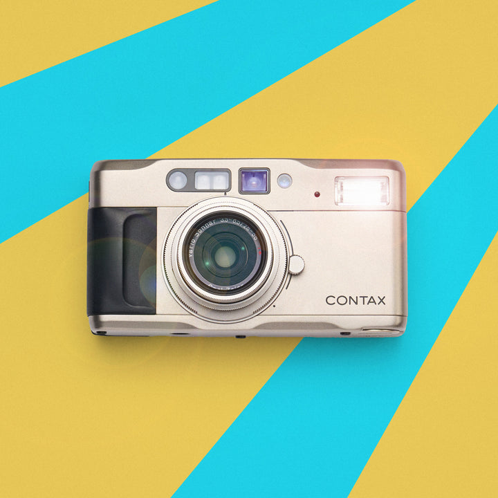 Contax TVS 35mm point-and-shoot film camera with Carl Zeiss zoom lens