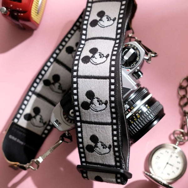 1980s Mickey Mouse Film Reel Camera Strap