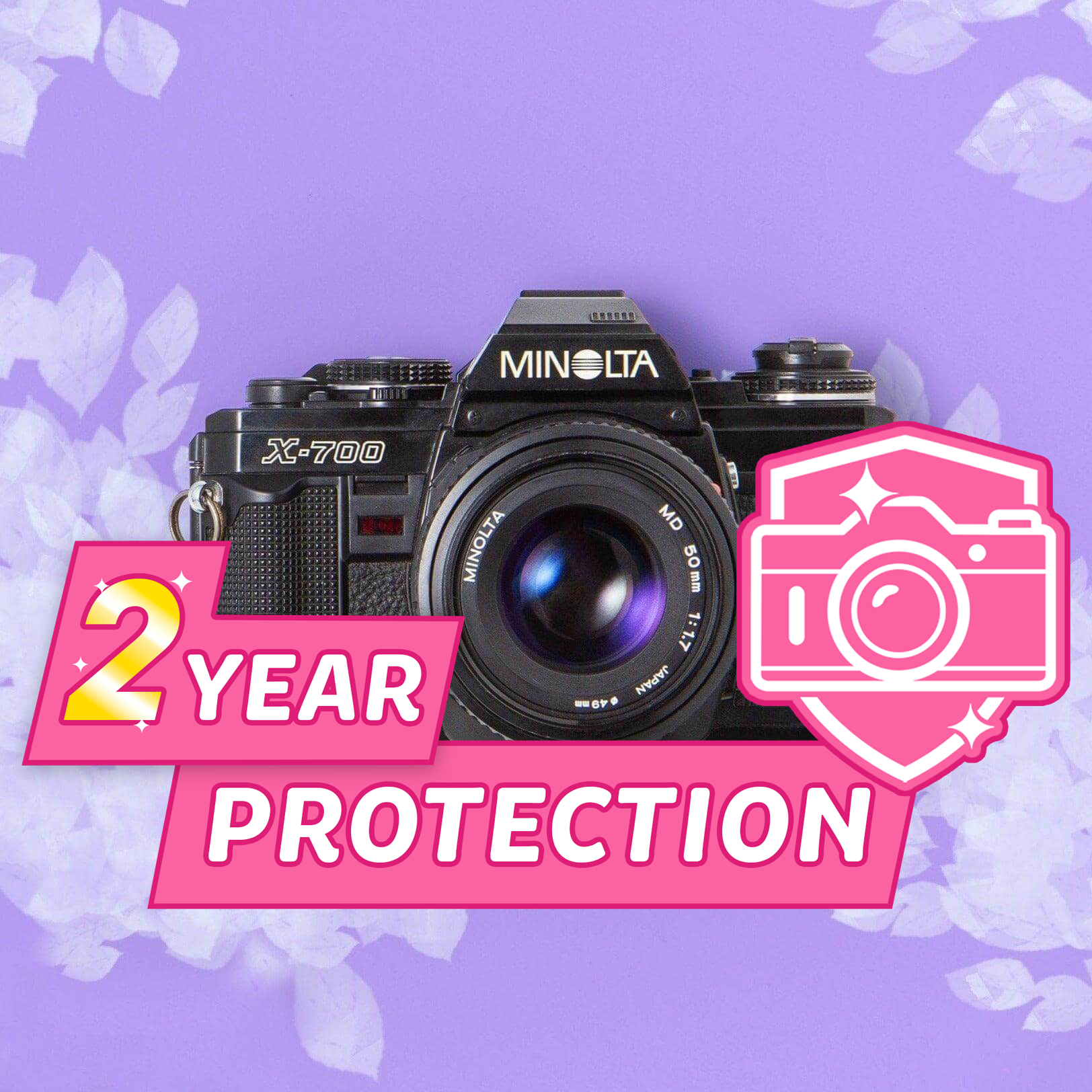 Camera Protection Plan for Minolta X-700