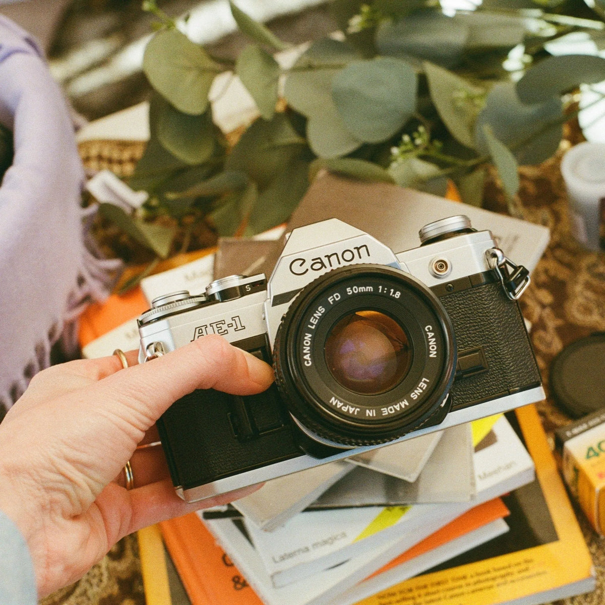 Canon AE-1 Photographed with a Canon AE-1 35mm film camera
