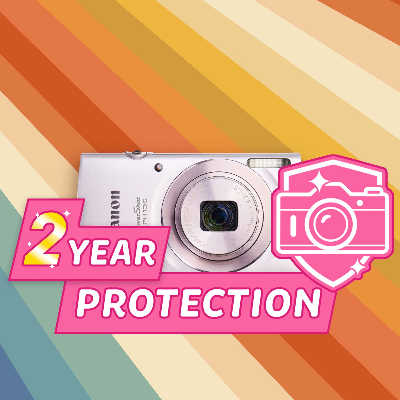 Camera Protection Plan for Canon Powershot ELPH 135