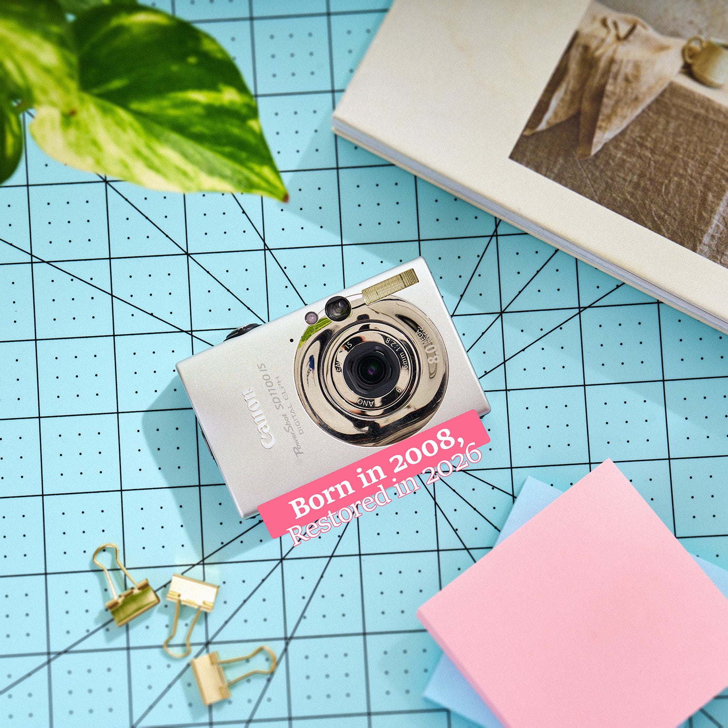 Canon PowerShot ELPH SD1100 IS | Retro Digicam Point and Shoot Digital Camera
