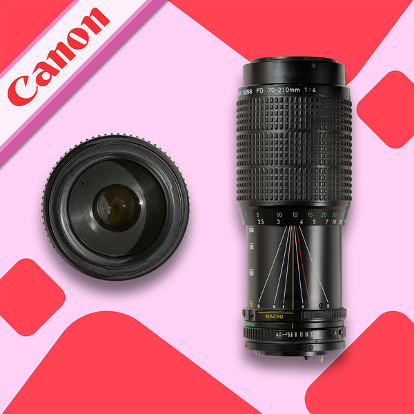 Canon FD 70-210mm f/4 | Manual Focus Vintage Film Camera Lens for Canon Cameras