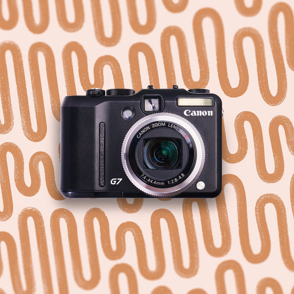 Canon PowerShot G7 | Retro Digicam Point and Shoot Digital Camera restored digital point-and-shoot camera from Cute Camera Co.
