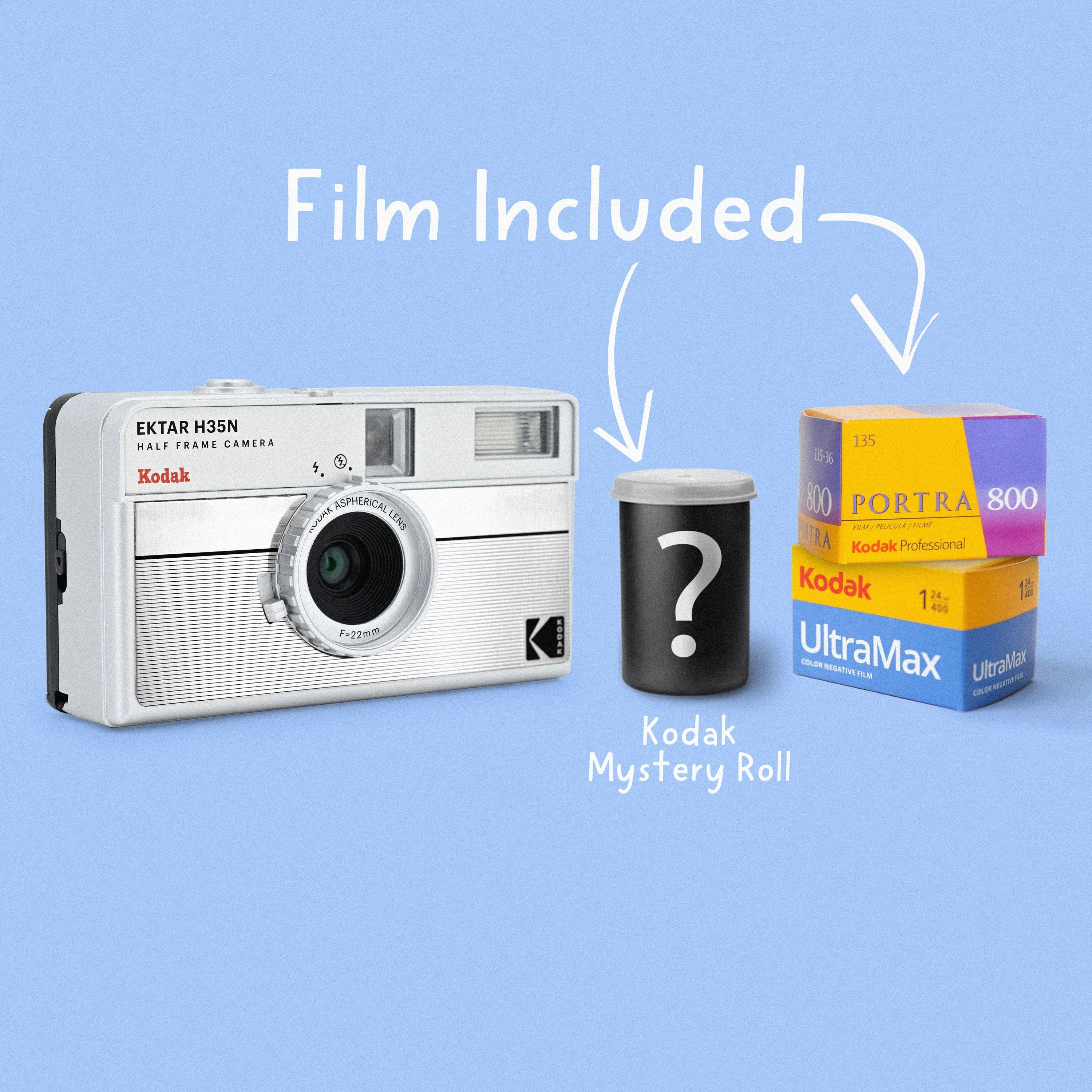 Kodak Ektar H35N | 35mm Film Camera Bundle