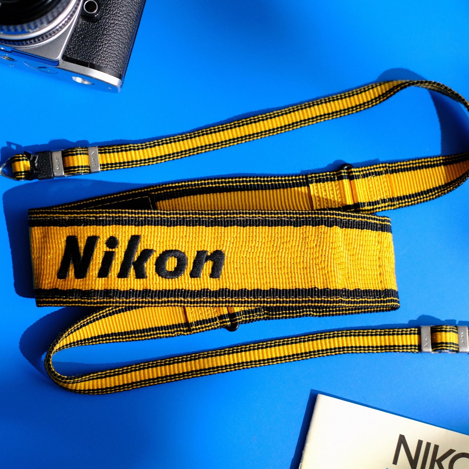 1990s Embroidered Nikon Camera Strap