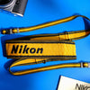 1990s Embroidered Nikon Camera Strap