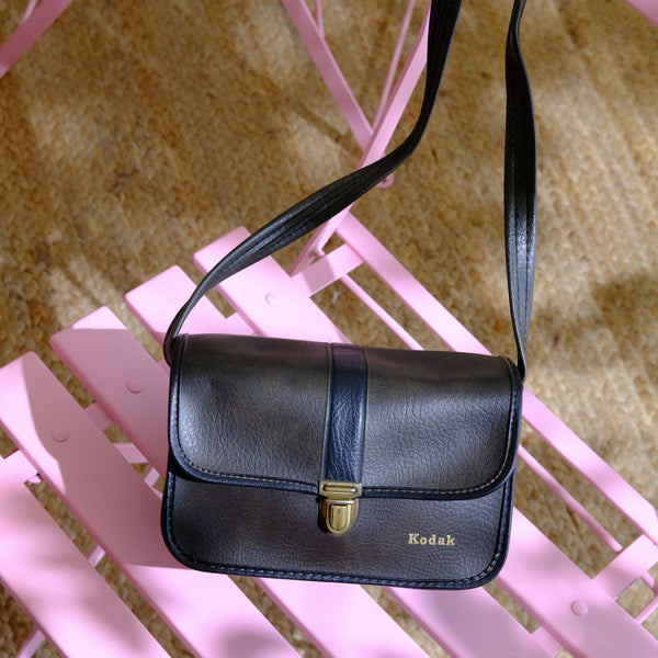 1970s Kodak Leather Camera Bag
