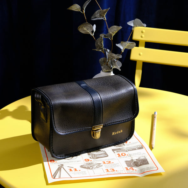 1970s Kodak Leather Camera Bag