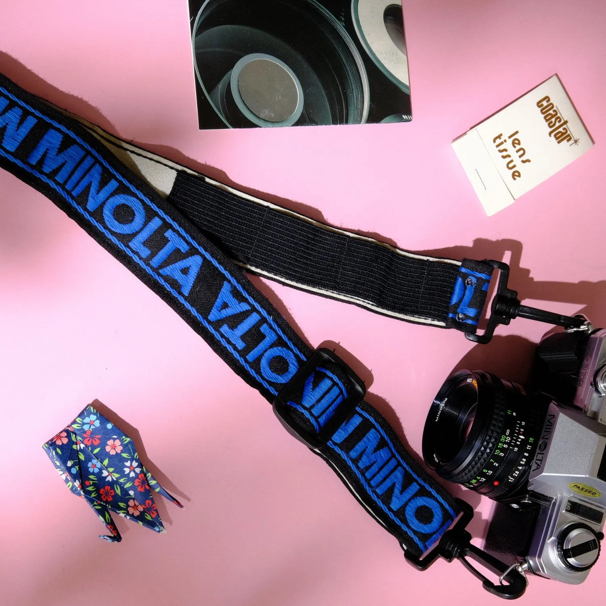 True Vintage: Minolta Woven Camera Strap (1975)