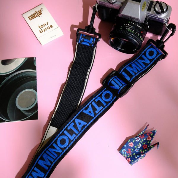 True Vintage: Minolta Woven Camera Strap (1975)