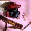 True Vintage: Nikon CF-22 Burgundy Camera Case & Strap Set (1982)