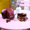 True Vintage: Nikon CF-22 Burgundy Camera Case & Strap Set (1982)