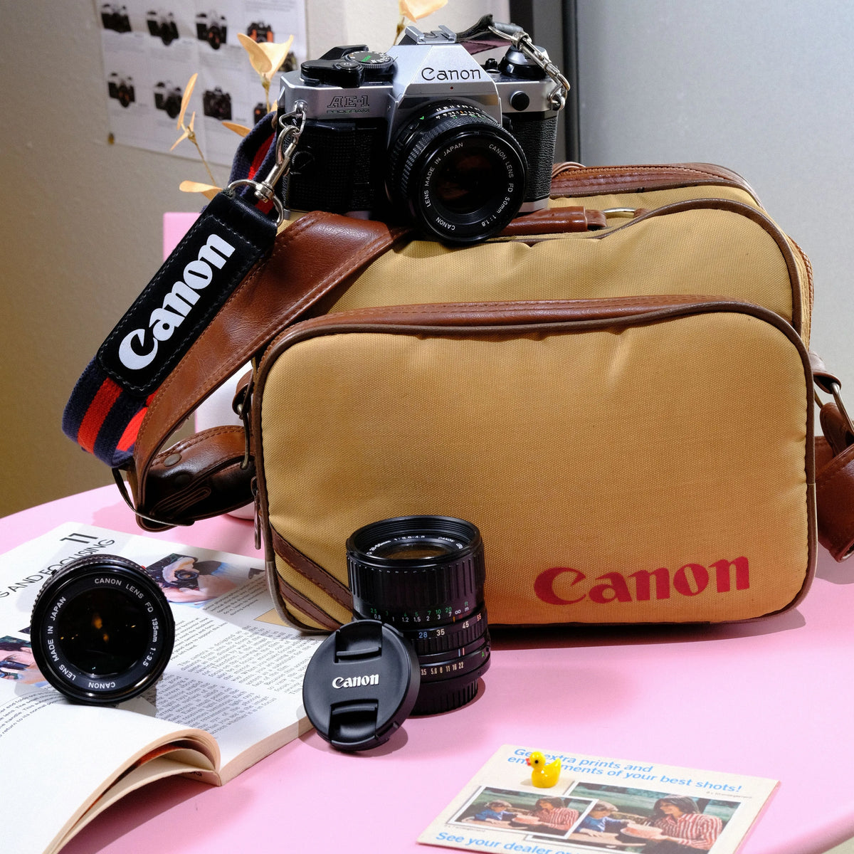 True Vintage: Canon Beige Gadget Bag (1976)