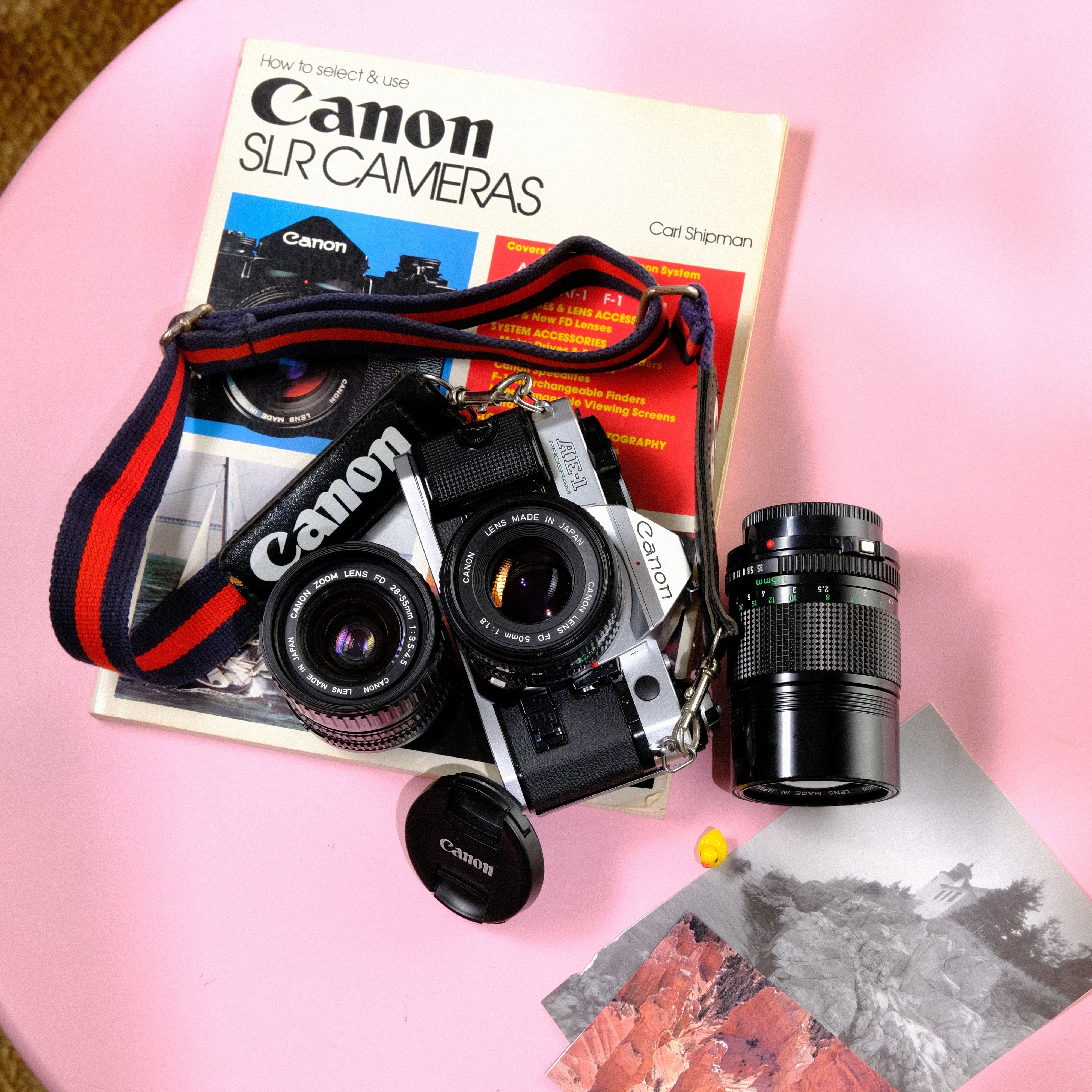 Canon AE-1 Program Lens Bundle (A)