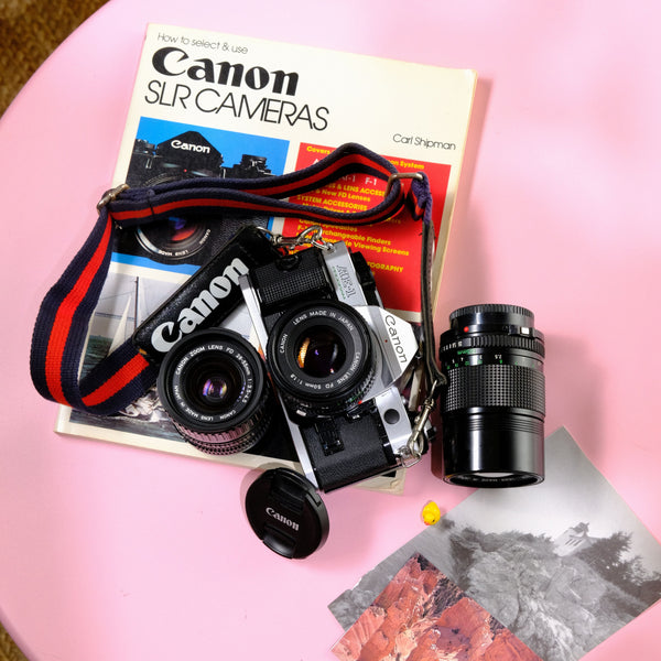 Canon AE-1 Program Lens Bundle (A)