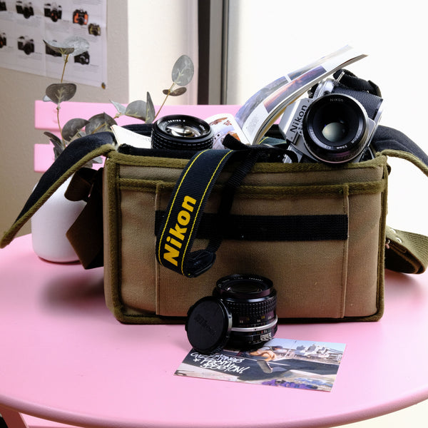 Nikon FG Lens & Camera Strap Bundle (B)