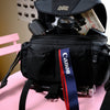 True Vintage: Blue and Red Canon EOS Woven Camera Strap (2000)