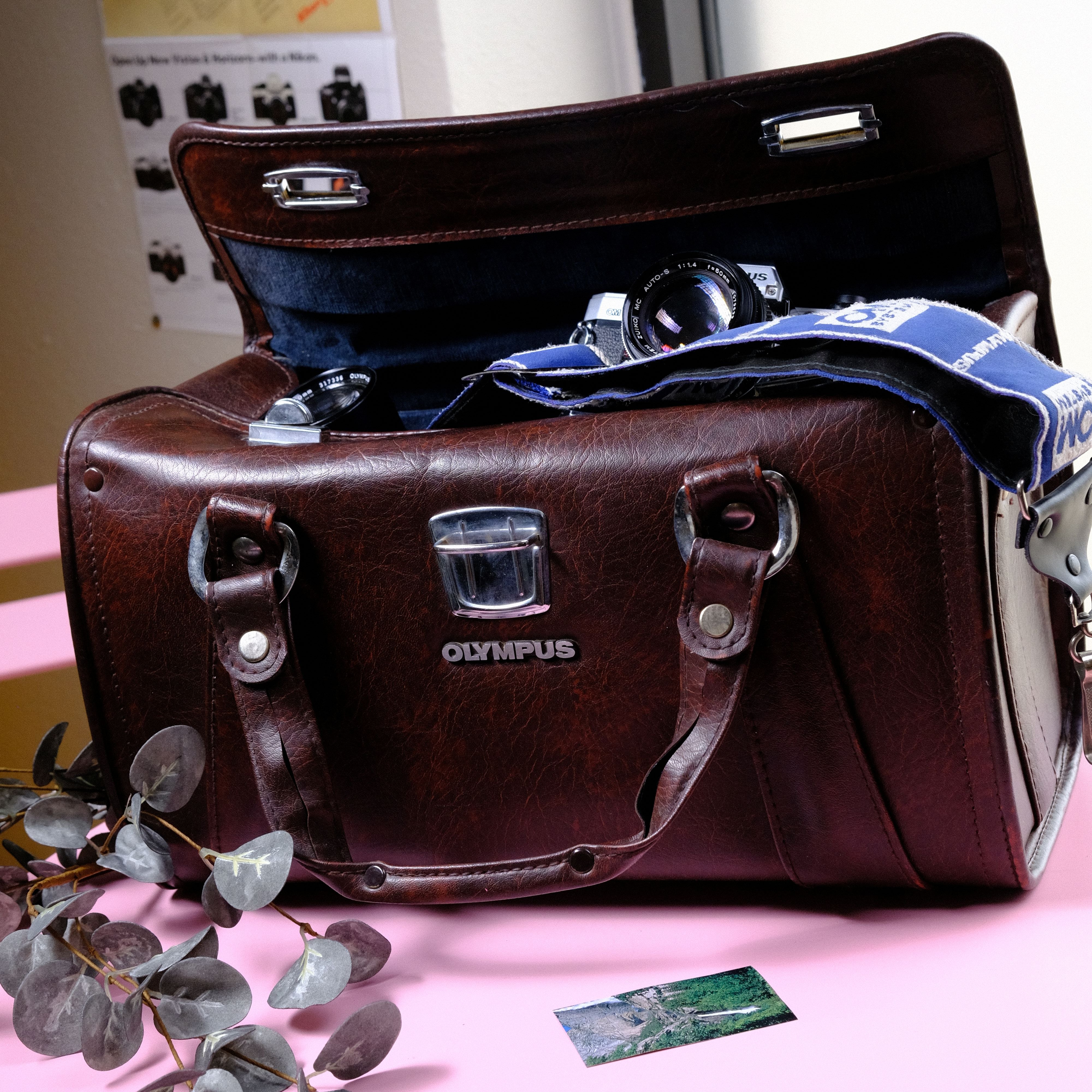 True Vintage: Olympus Leather Compartment Case (1975)