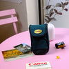 True Vintage:  Canon Teal Canvas Camera Pouch Case (1990)