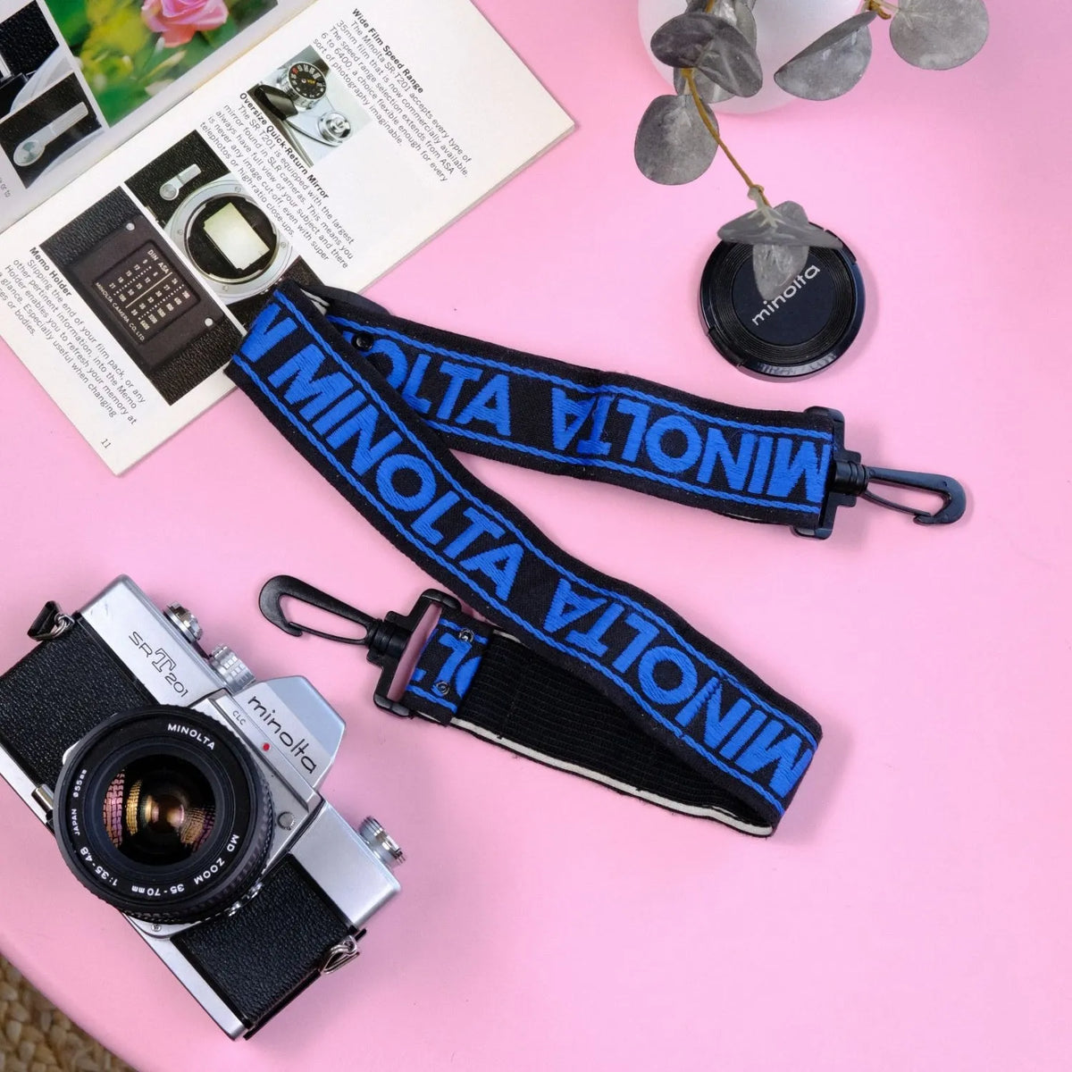 True Vintage: Minolta Woven Camera Strap (1975)