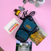 True Vintage:  Canon Teal Canvas Camera Pouch Case (1990)