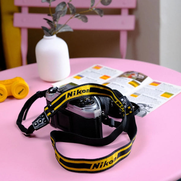 True Vintage: Classic Nikon Camera Strap (1982)