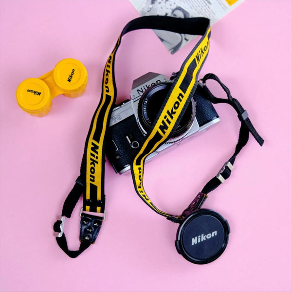 True Vintage: Classic Nikon Camera Strap (1982)