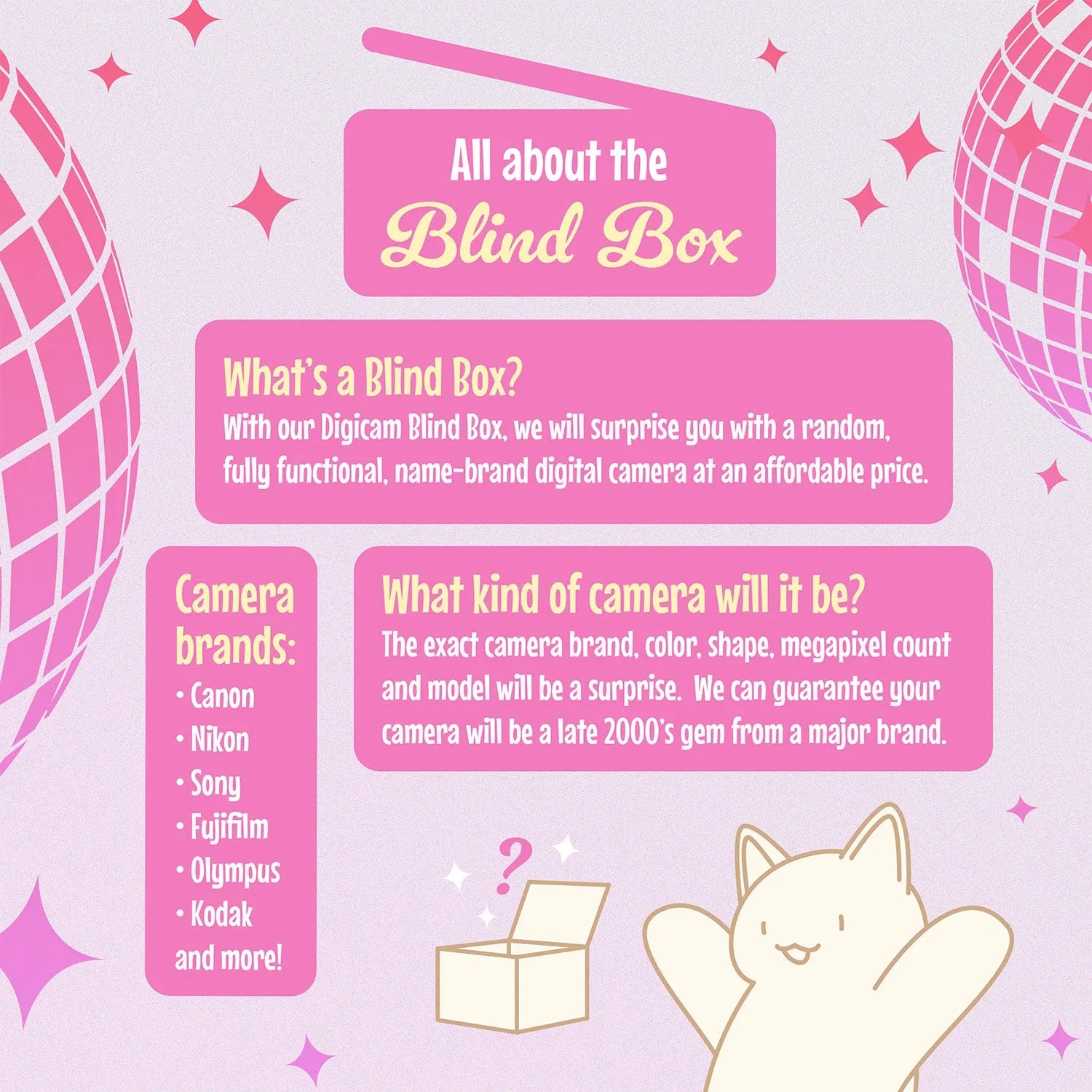 Mystery Digicam Blind Box | Point and Shoot Digital Camera