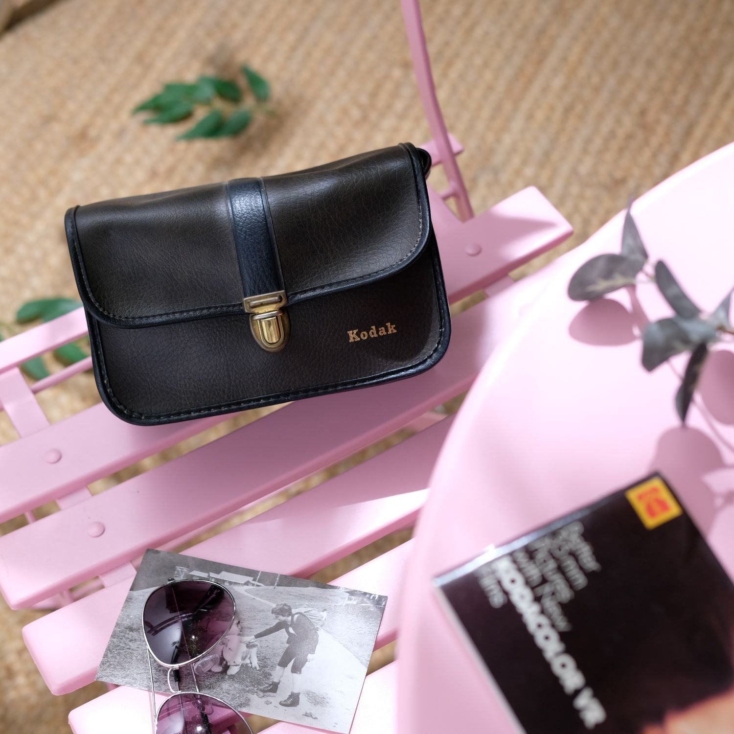 1970s Kodak Leather Camera Bag