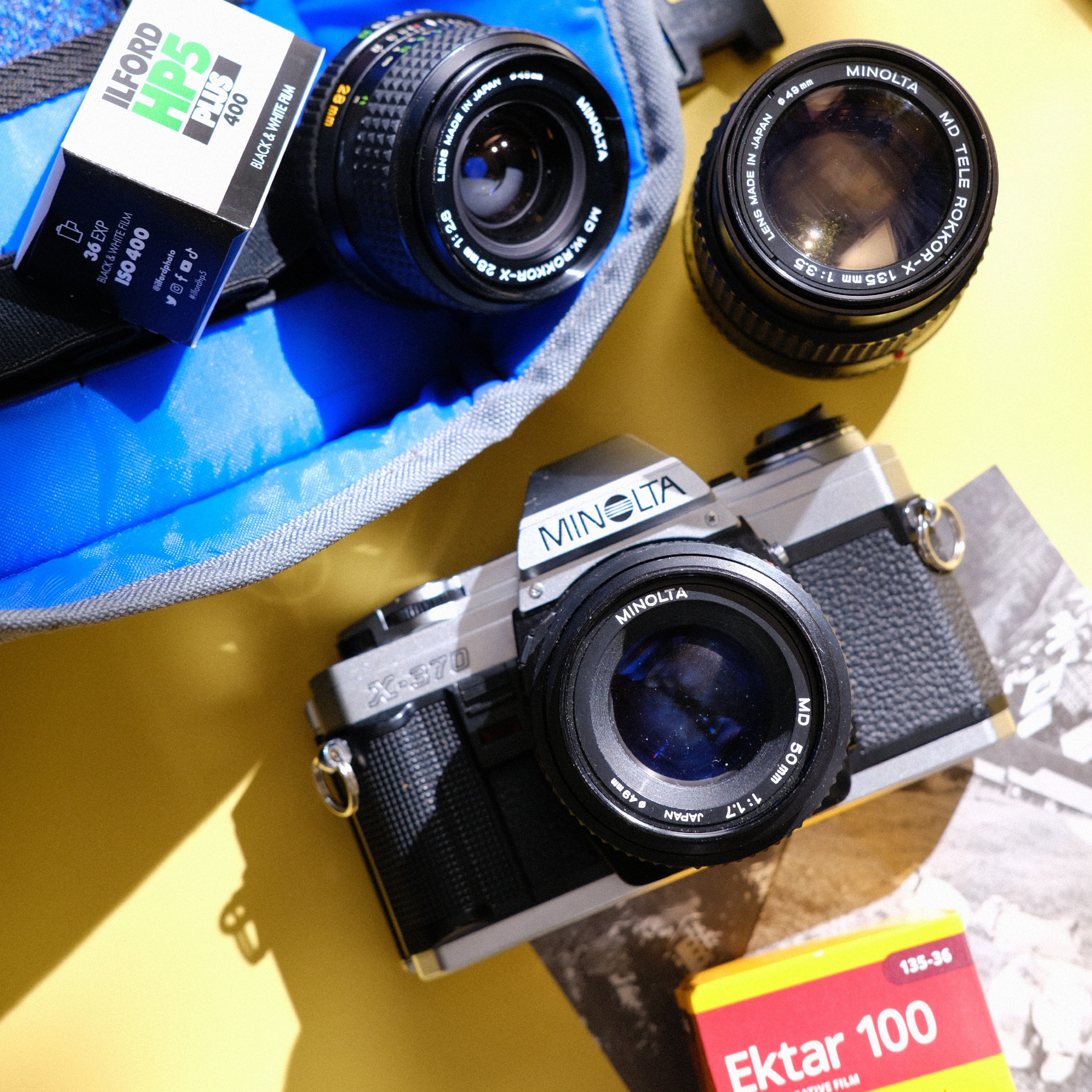Minolta X-370 Ultimate Bundle | Film Camera Bundle (H)