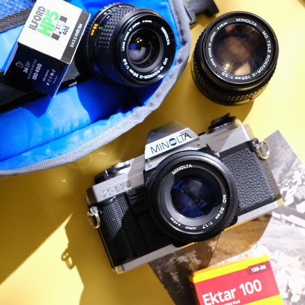 Minolta X-370 Ultimate Bundle | Film Camera Bundle (H)
