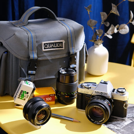 Minolta X-370 Ultimate Bundle | Film Camera Bundle (H)