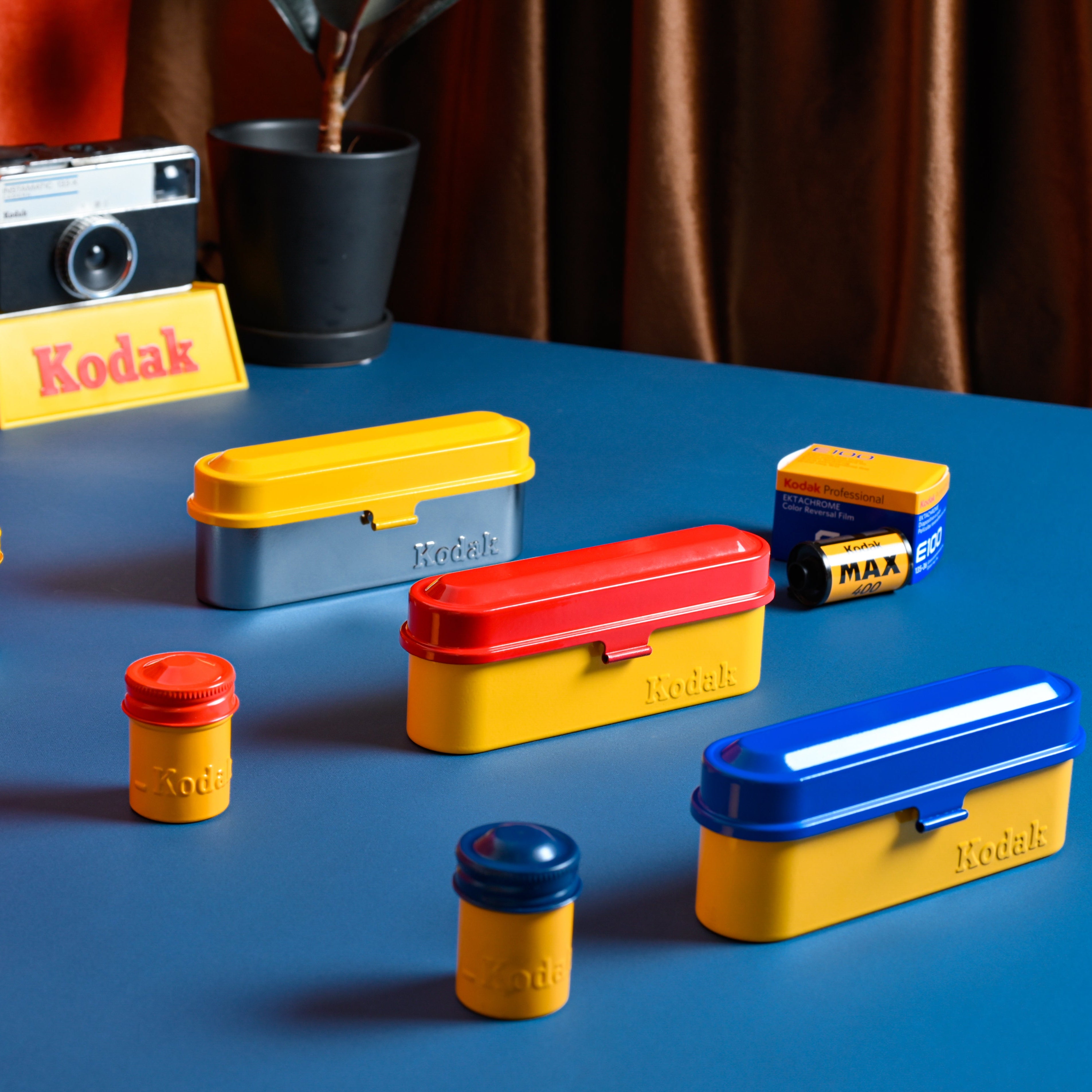 Official Kodak Tin Film Case | Fits 5 Rolls of 35mm Film