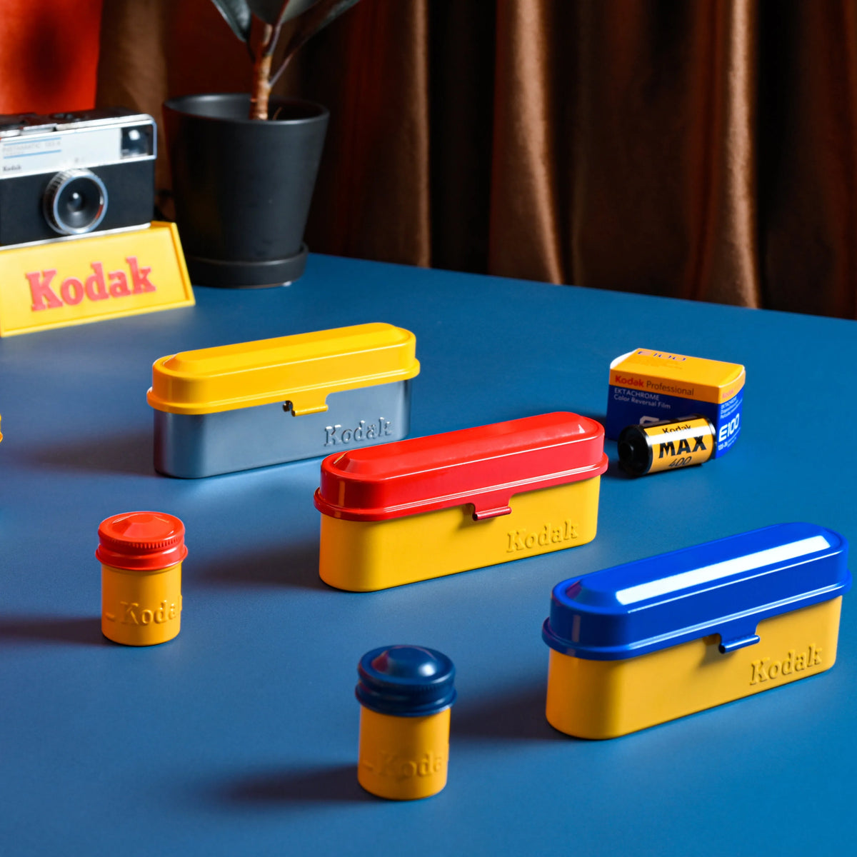 Official Kodak Tin Film Case | Fits 5 Rolls of 35mm Film