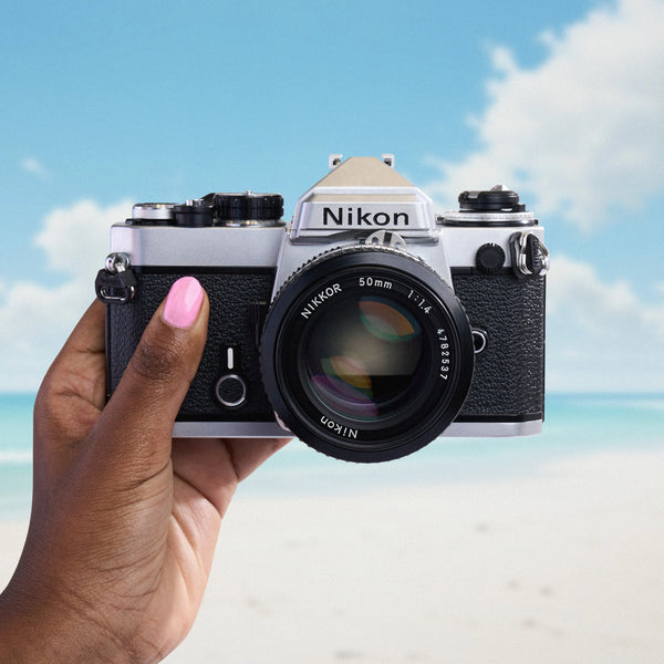 Nikon FE 35mm Film Camera front view