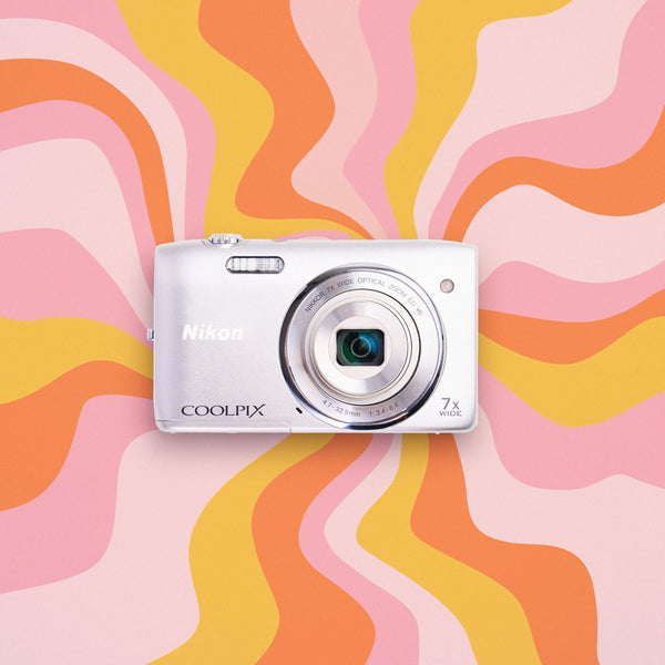 Nikon Coolpix S3500 on colorful background