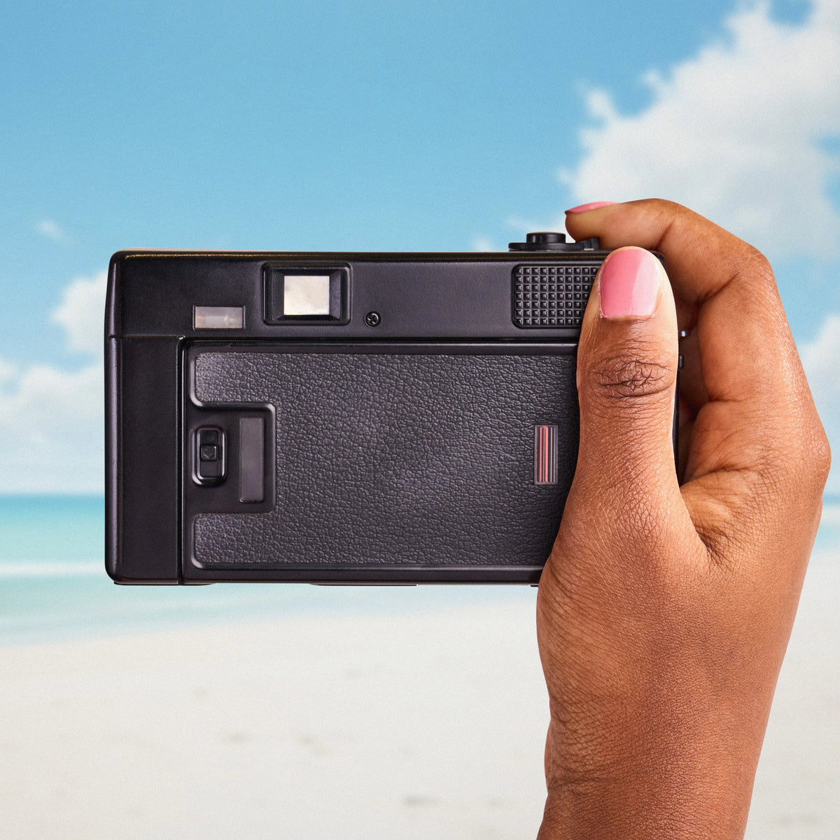 Nikon L35AF 35mm Point and Shoot Camera back view