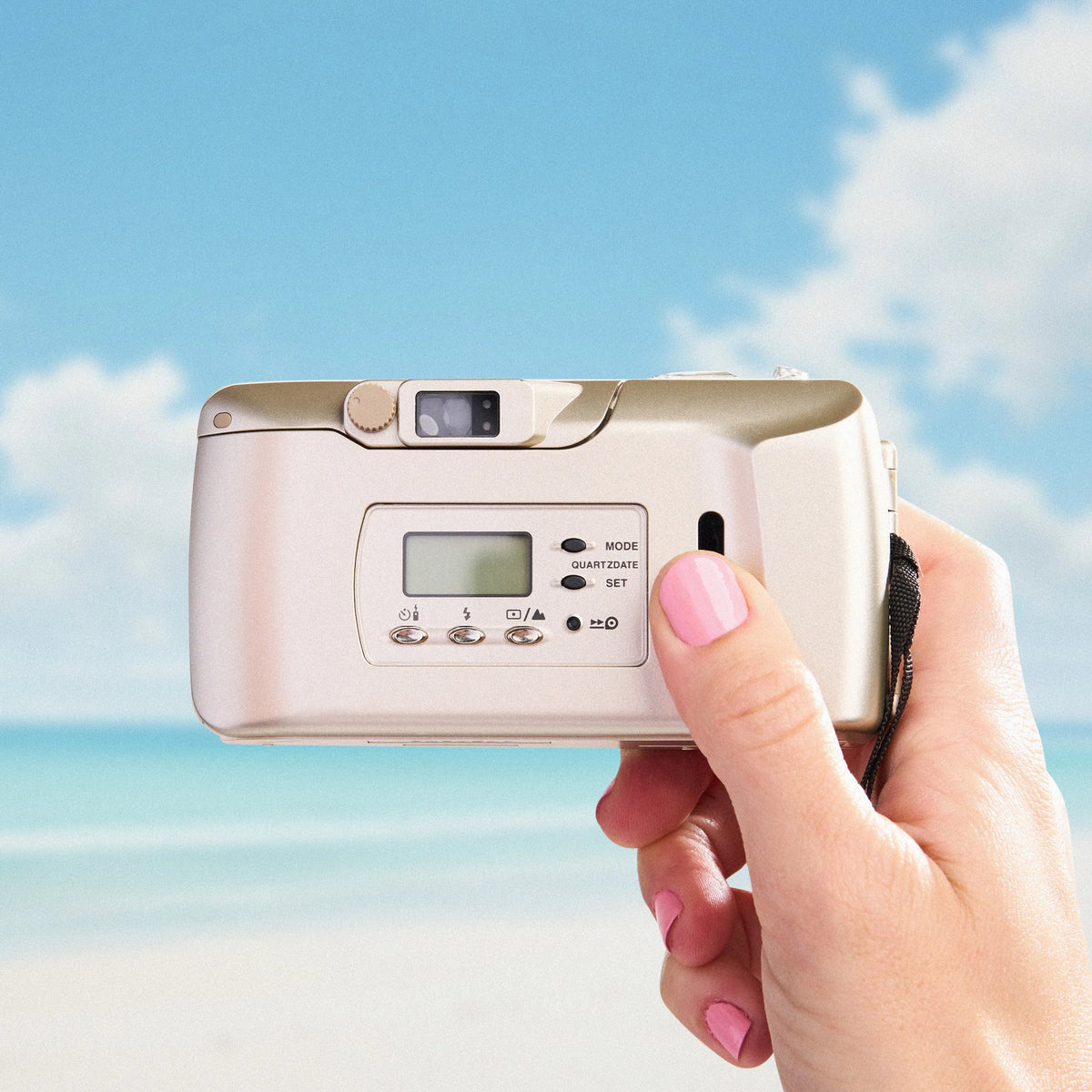 Olympus Stylus 120 35mm Point and Shoot Film Camera back view