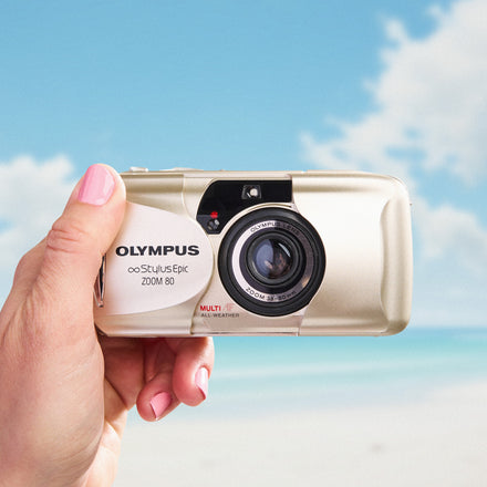 Olympus Stylus Epic Zoom 80 35mm Point and Shoot Film Camera