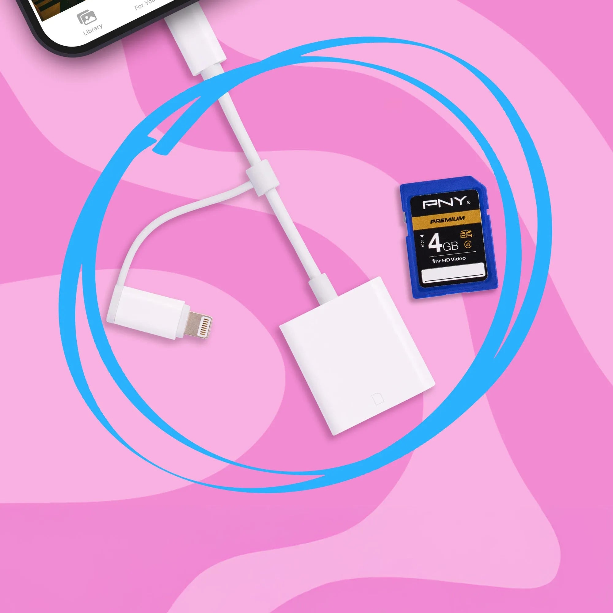 SD Card Reader (Camera to Phone Transfer)