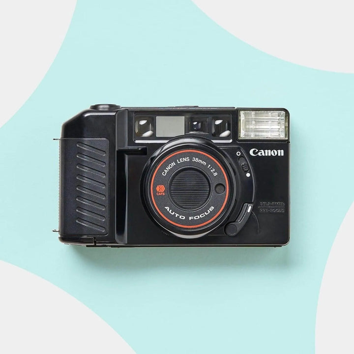 Canon AF35M 35mm Point and Shoot Film Camera - Cute Camera Co.