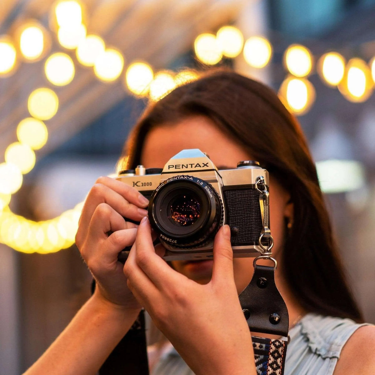 Lifestyle shot of Pentax K1000 | 35mm Film Camera - Cute Camera Co.
